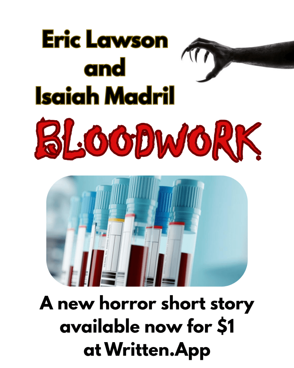 New story "Bloodwork" New story "Bloodwork"